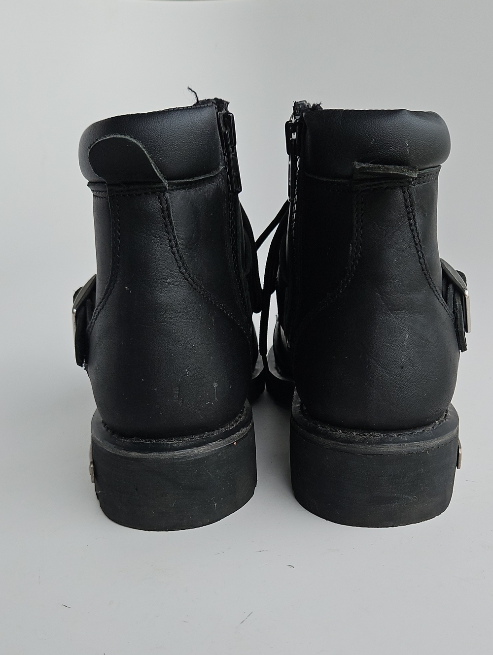Ride TEC® Women's Black Leather Lace-Up Boots - Picture 4 of 12